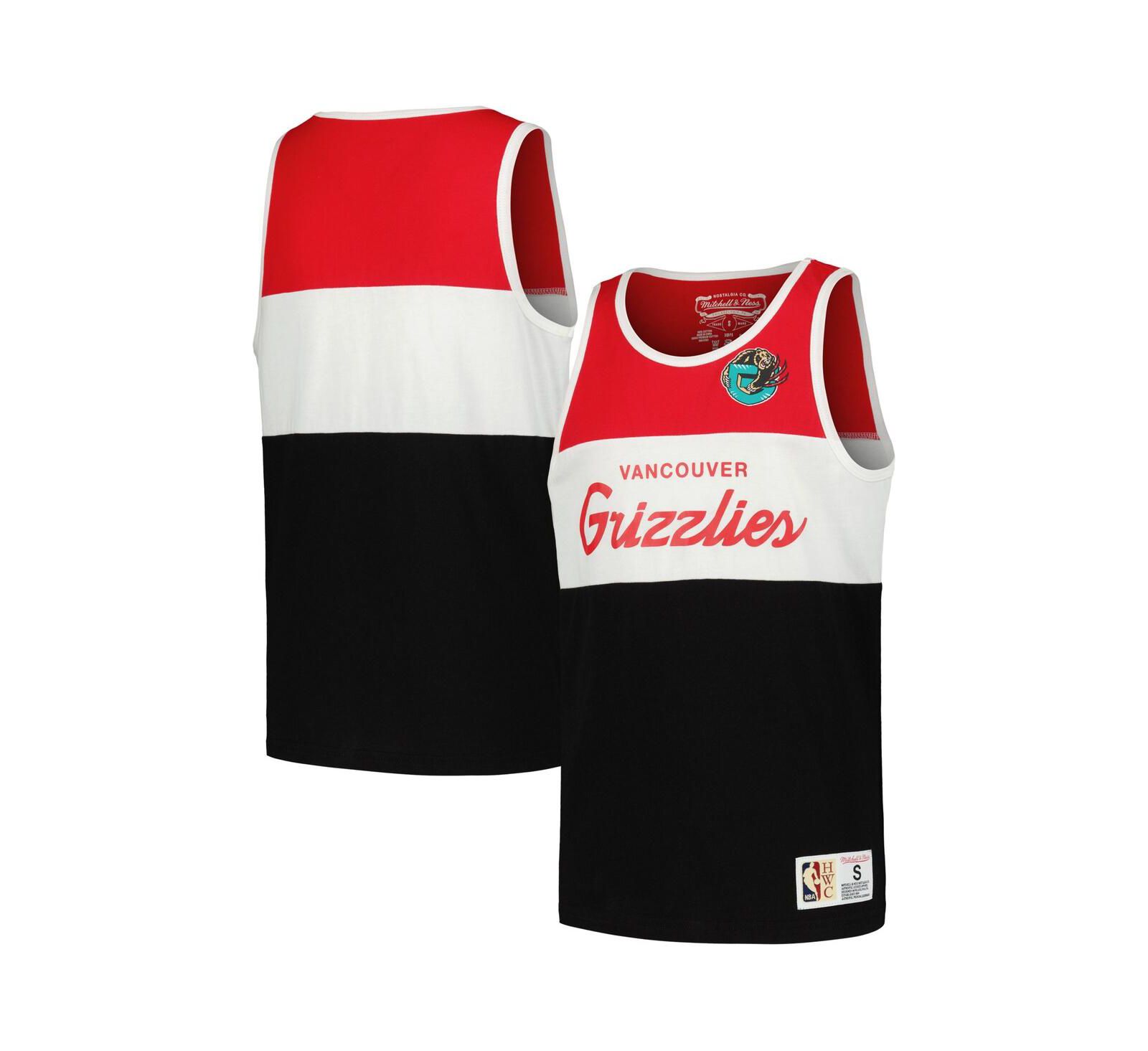 Майка Mitchell & Ness Vancouver Grizzlies Hardwood Classics Special Script красного цвета для мальчиков и девочек