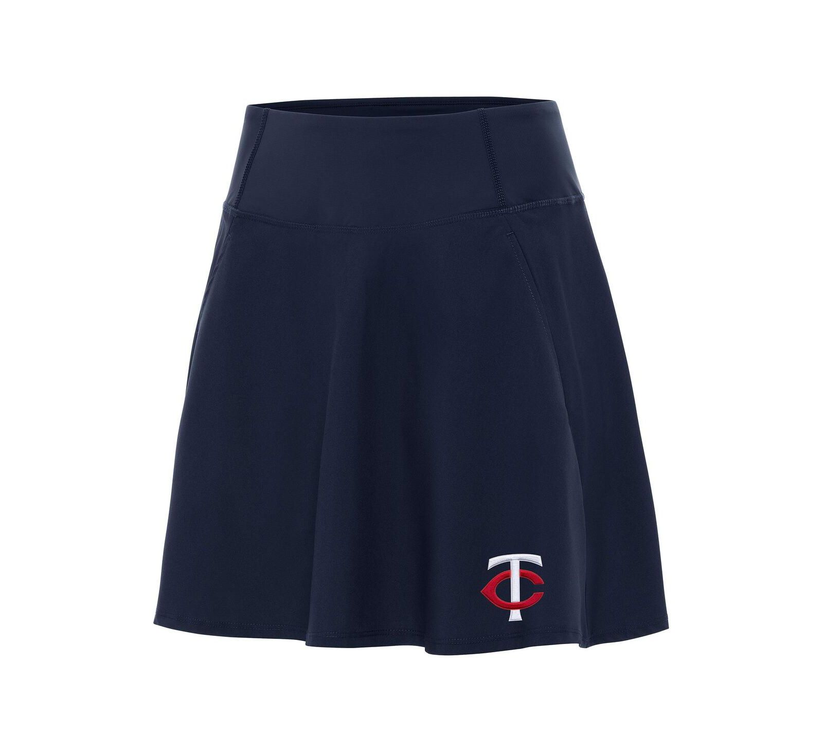 Antigua Women's Navy Minnesota Twins Chip Skort