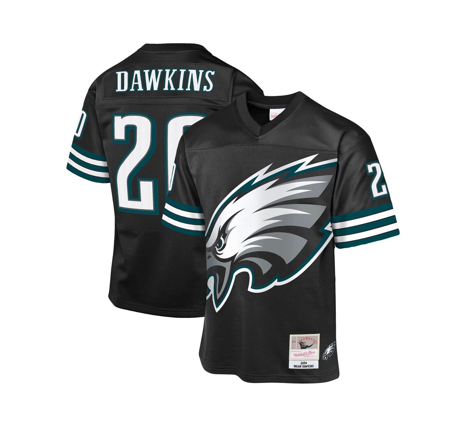 Детская спортивная джерси Mitchell & Ness Philadelphia Eagles 2004 Throwback, черная