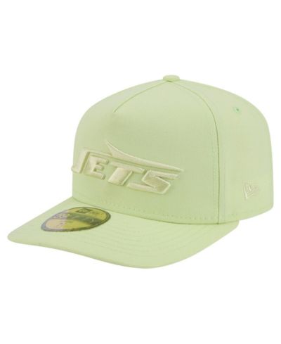 New Era Men's Green New York Jets Color Pack A-Frame 59FIFTY Fitted Hat