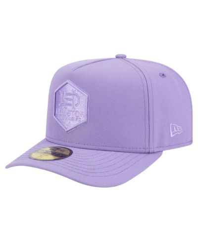 New Era Men's Purple Houston Dynamo FC Color Pack A-Frame 59FIFTY Fitted Hat