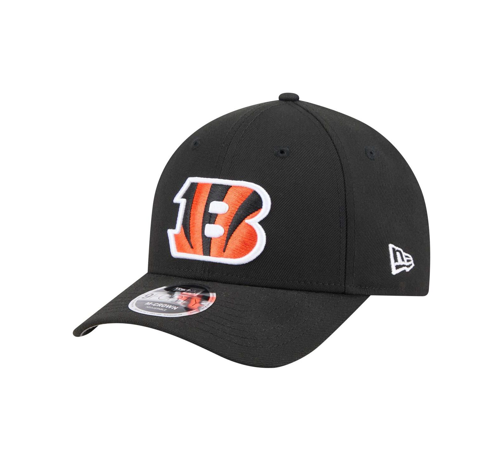 New Era Мужская кепка 9FORTY M-Crown, Black, Cincinnati Bengals Team Collection
