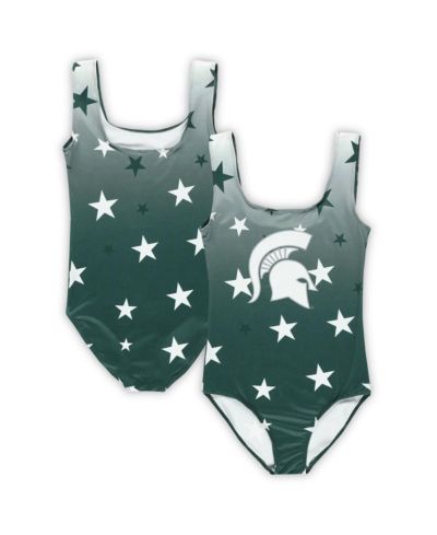 ZooZatz Детское леотардо Michigan State Spartans Dance Green