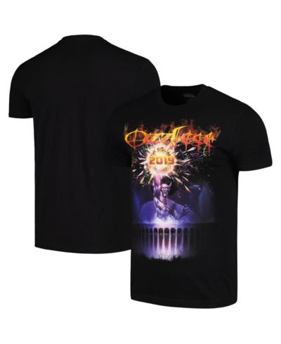 Мужская футболка Global Merch Black Ozzy Osbourne Ozzfest NYE 2019