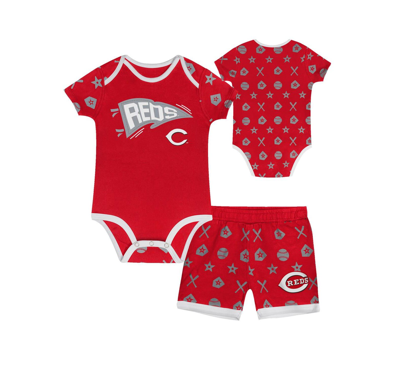 Outerstuff Baby Boys and Girls 2-Piece Navy Detroit Tigers On Deck Diaper Cover Set