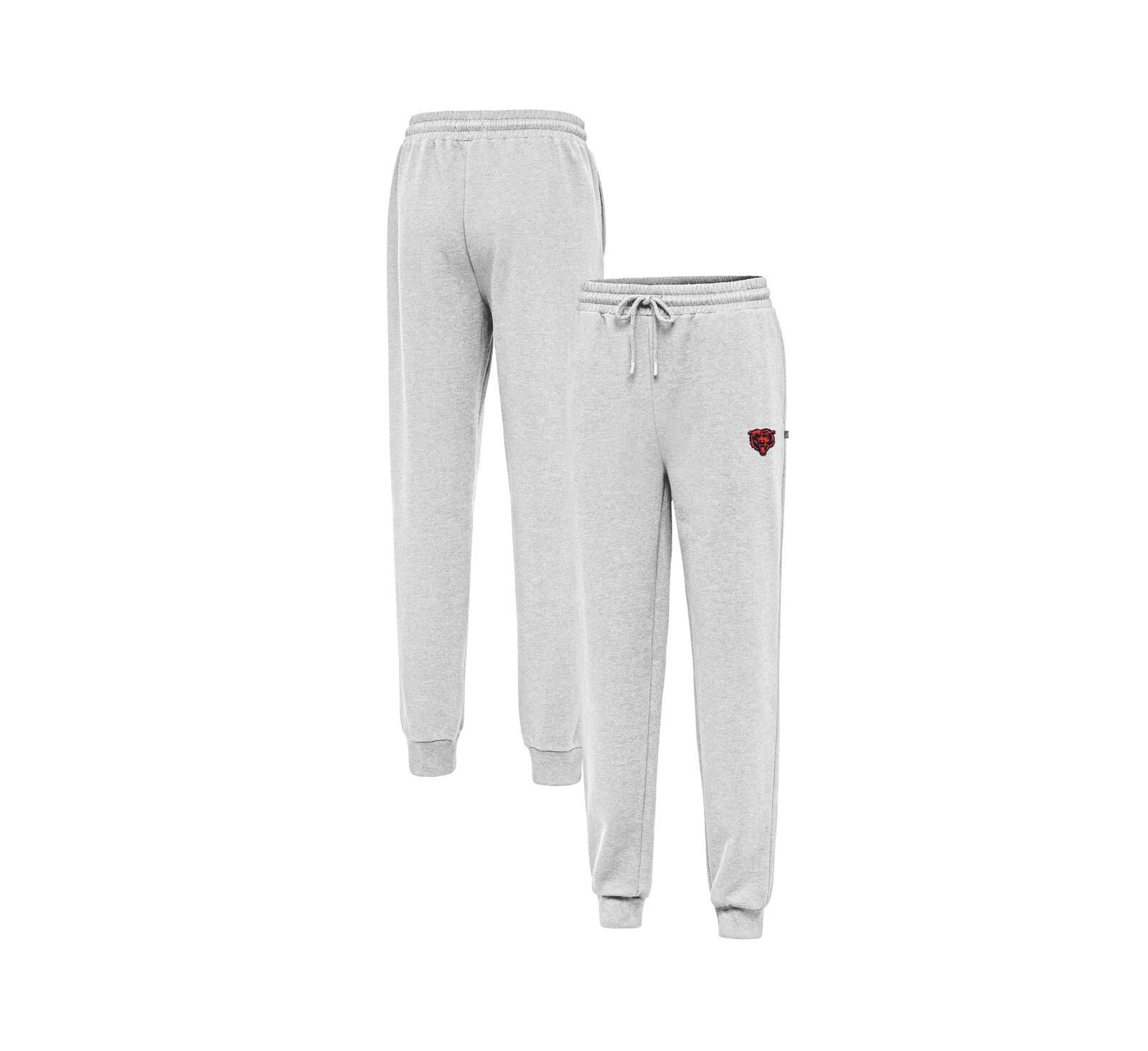 Antigua Men's Heather Gray Chicago Bears Idol Jogger Pants