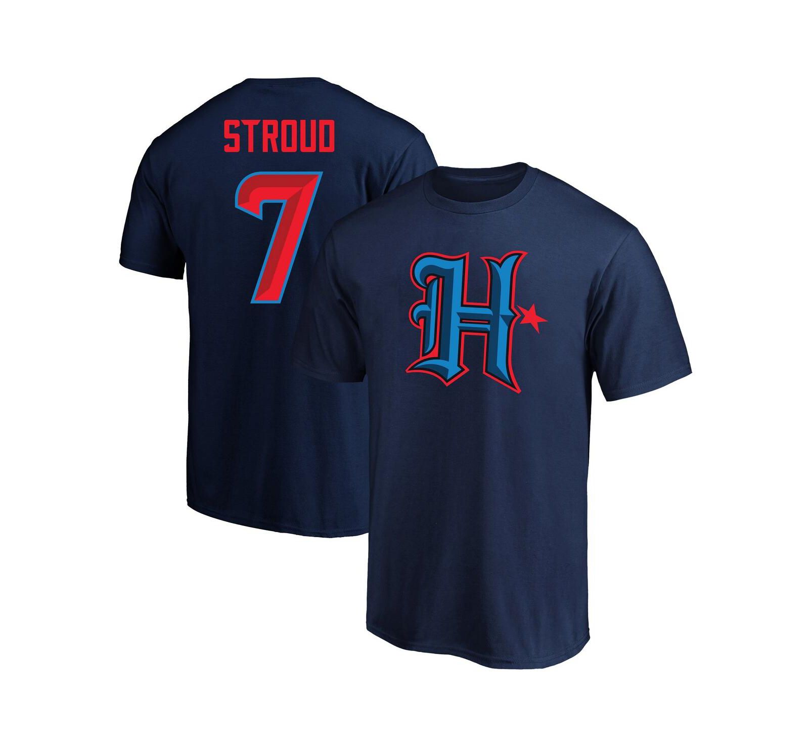 Мужская футболка Fanatics C.J. Stroud Navy Houston Texans Big & Tall Player Name & Number