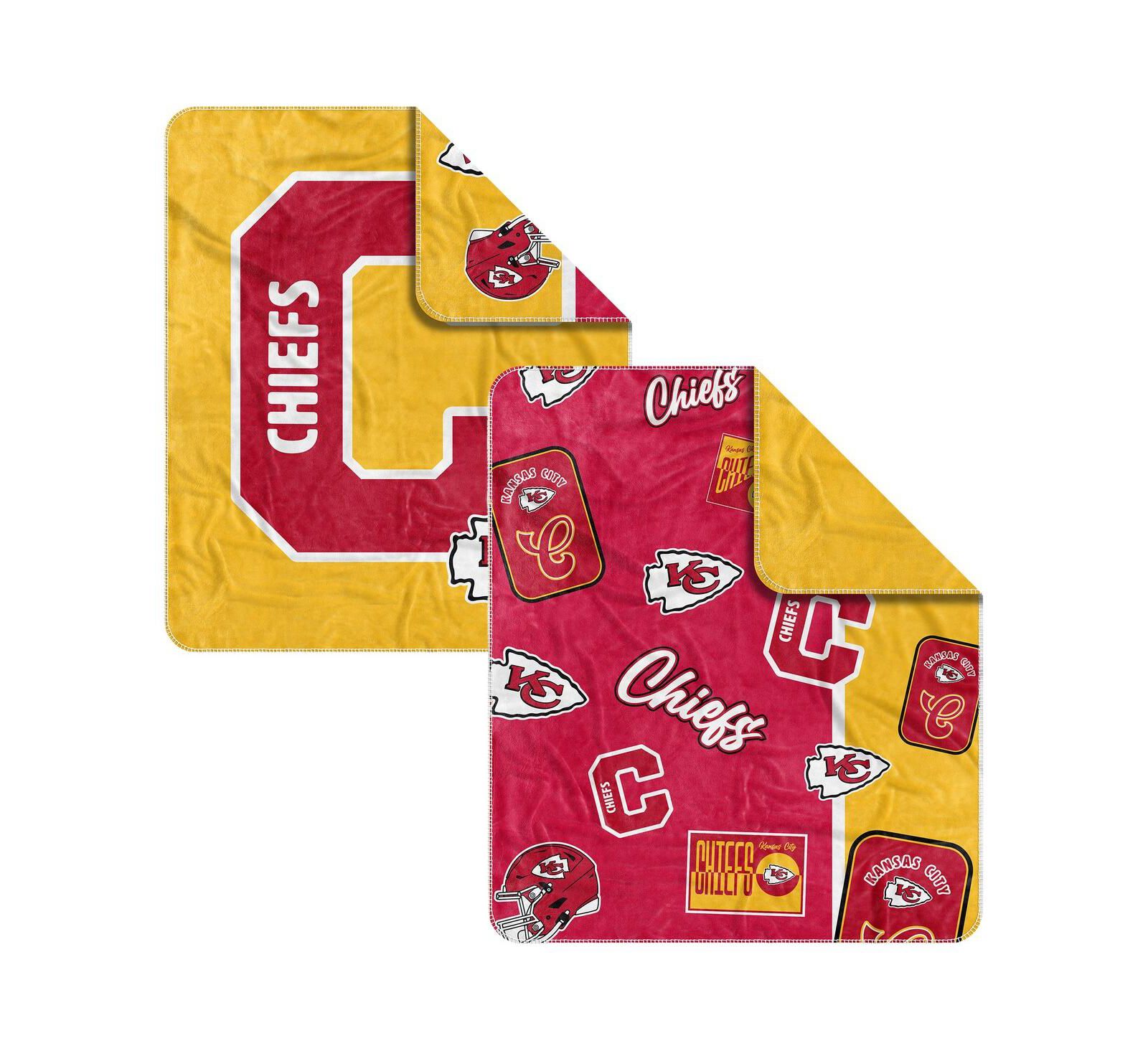 Декоративный плед Logo Brands Kansas City Chiefs, 50" x 60" Dream Weave