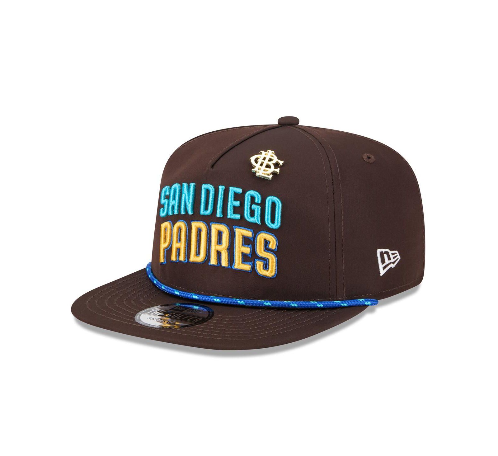 New Era Men's Brown San Diego Padres 2025 Big League Chew Golfer Snapback Hat