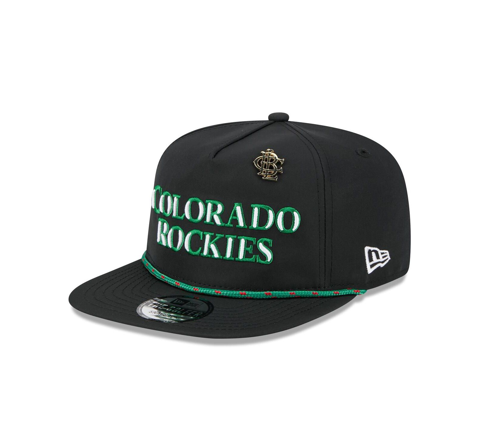 New Era Men's Black Colorado Rockies 2025 Big League Chew Golfer Snapback Hat