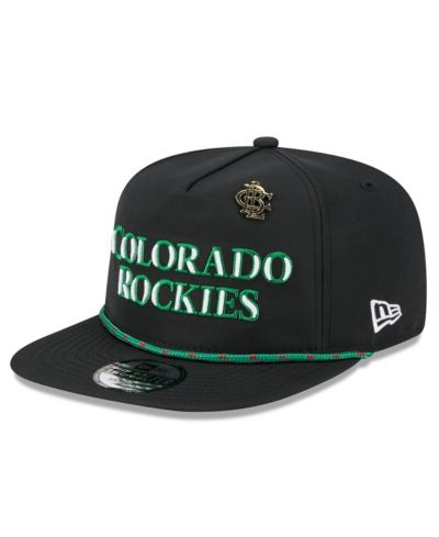 New Era Men's Black Colorado Rockies 2025 Big League Chew Golfer Snapback Hat