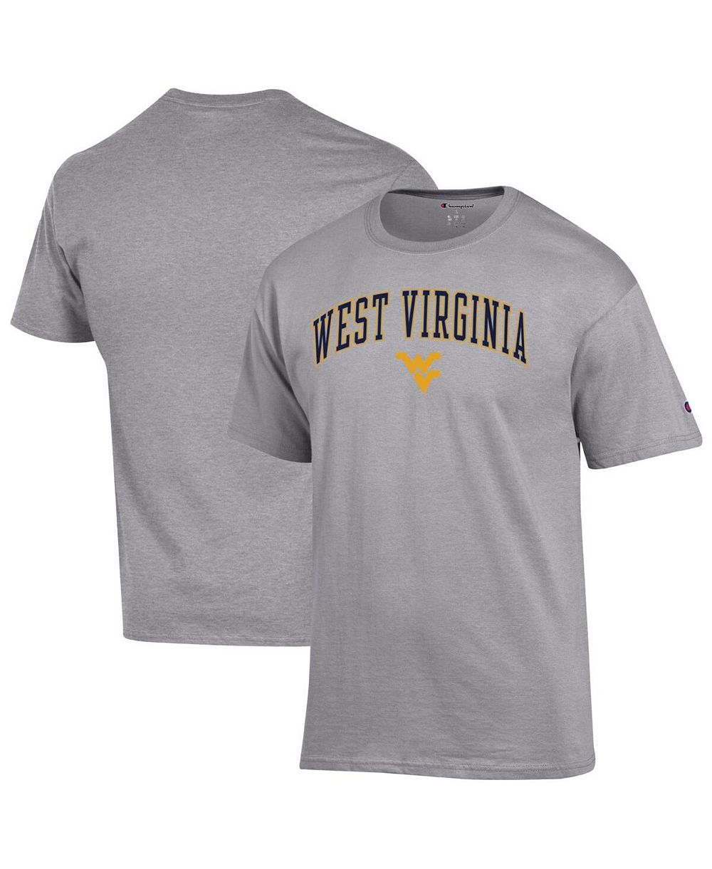 Мужская футболка Champion West Virginia Mountaineers Arch Over Logo, золотая