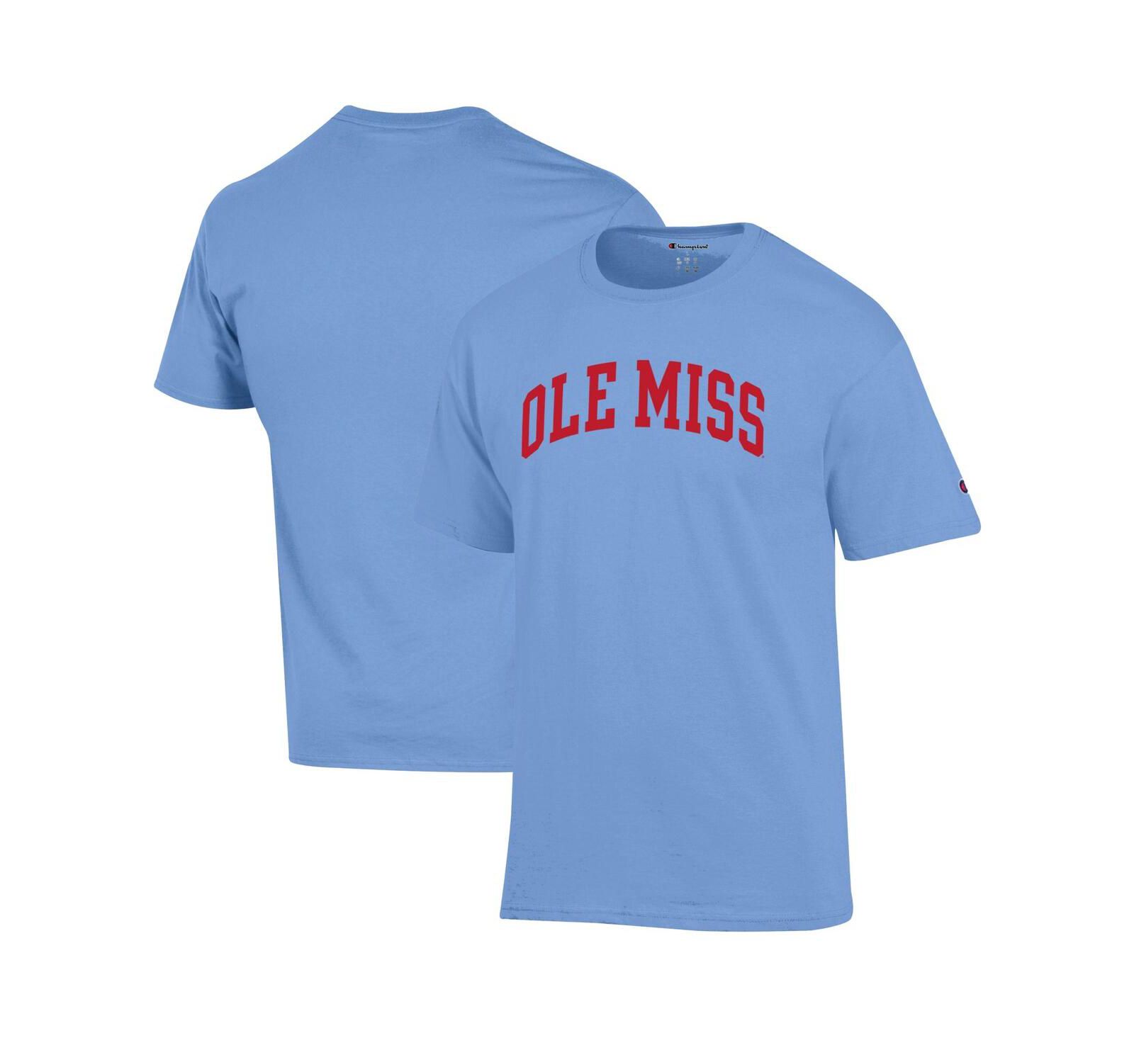 Мужская футболка Champion Powder Blue Ole Miss Rebels Basic Arch