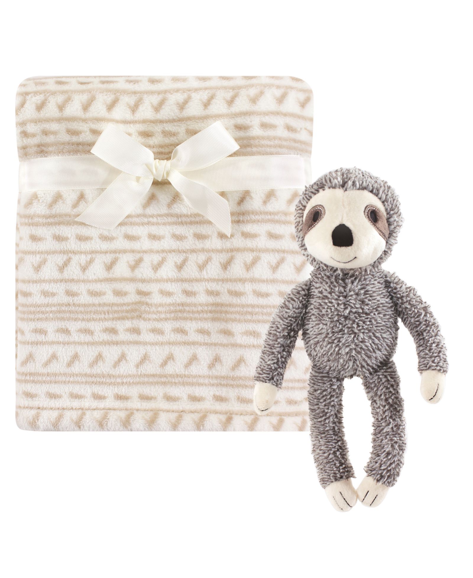 Набор Hudson Baby Unisex Plush Comfort с одеялом и игрушкой