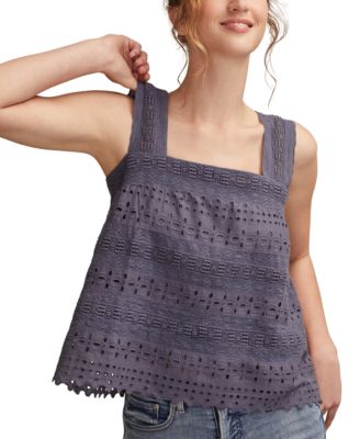 Женский топ Lucky Brand Eyelet Swing из ажурной ткани