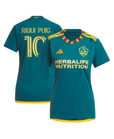 Adidas Women's Riqui Puig Green LA Galaxy 2024 LA Kit Replica Player Jersey