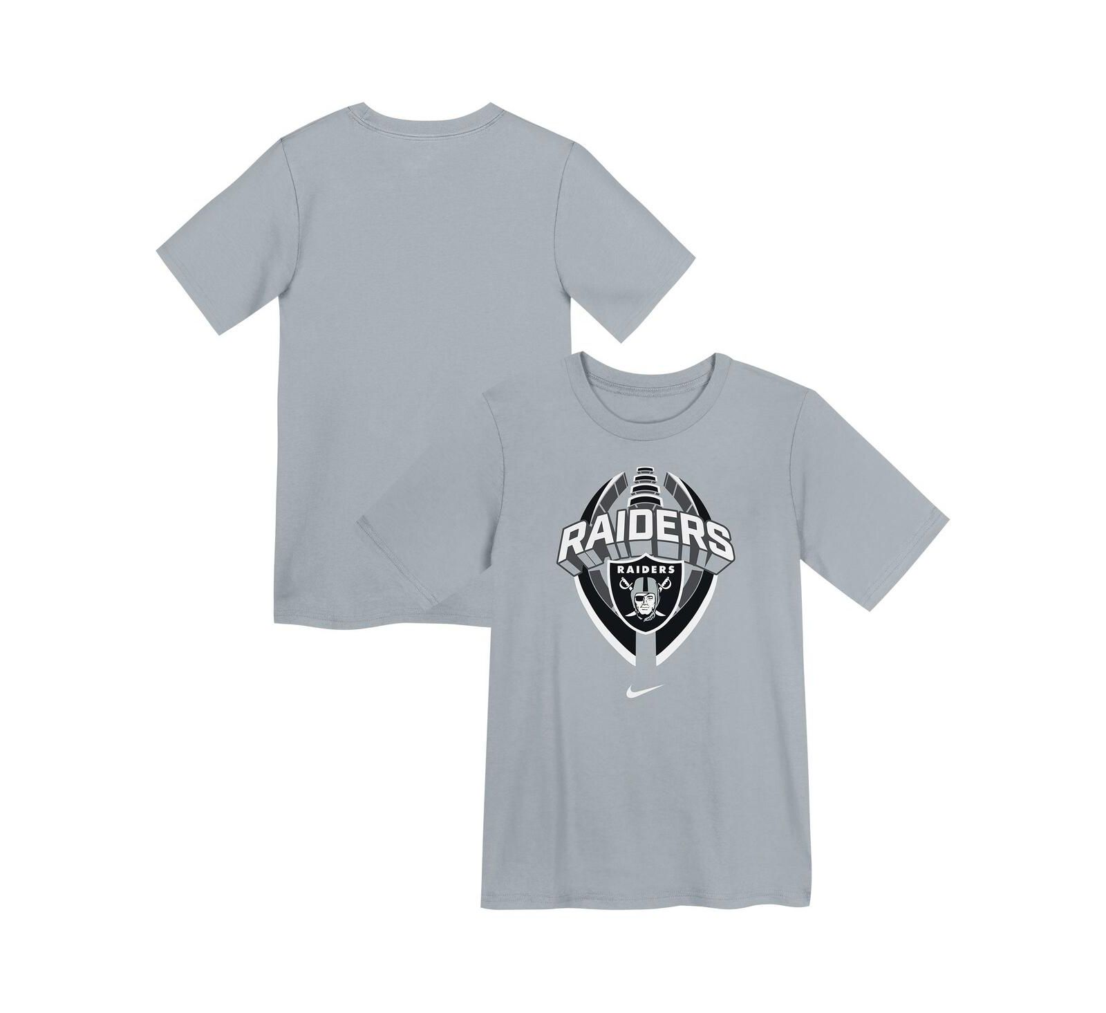 Nike Preschool Gray Las Vegas Raiders Icon Legend Performance T-Shirt