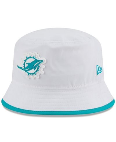 Мужская кепка New Era Miami Dolphins 2025 NFL Training Camp Stretch Bucket Hat