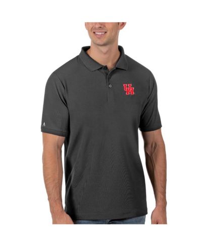 Antigua Men's Anthracite Houston Cougars Legacy Pique Polo Shirt