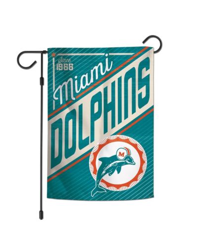 Садовый флаг Wincraft Miami Dolphins 2-sided 12'' x 18''