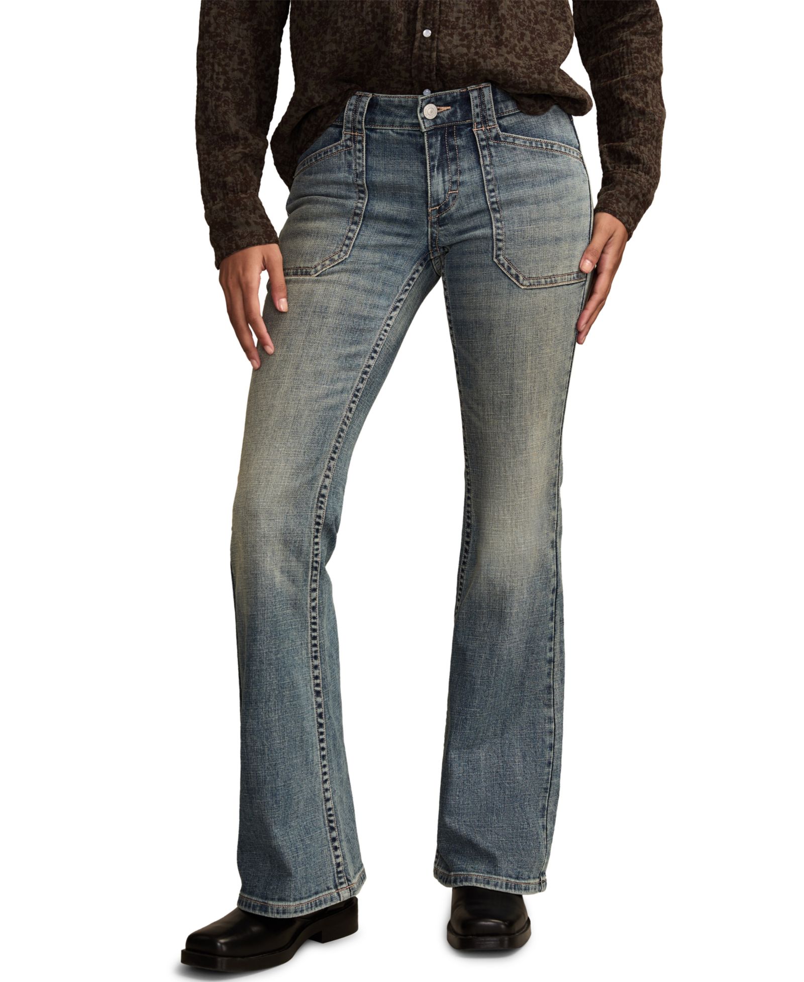 Lucky Brand Women's Low Rise Flare Jeans