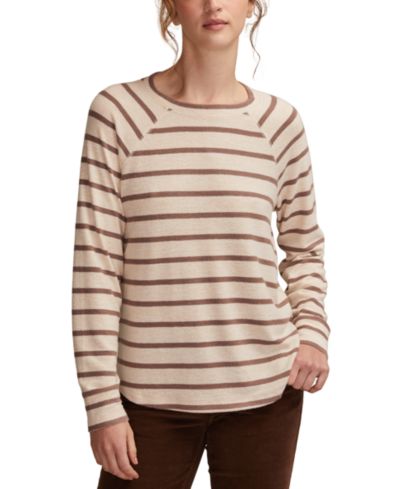 Lucky Brand Women's Cloud Long Sleeve Crew Neck Sweater