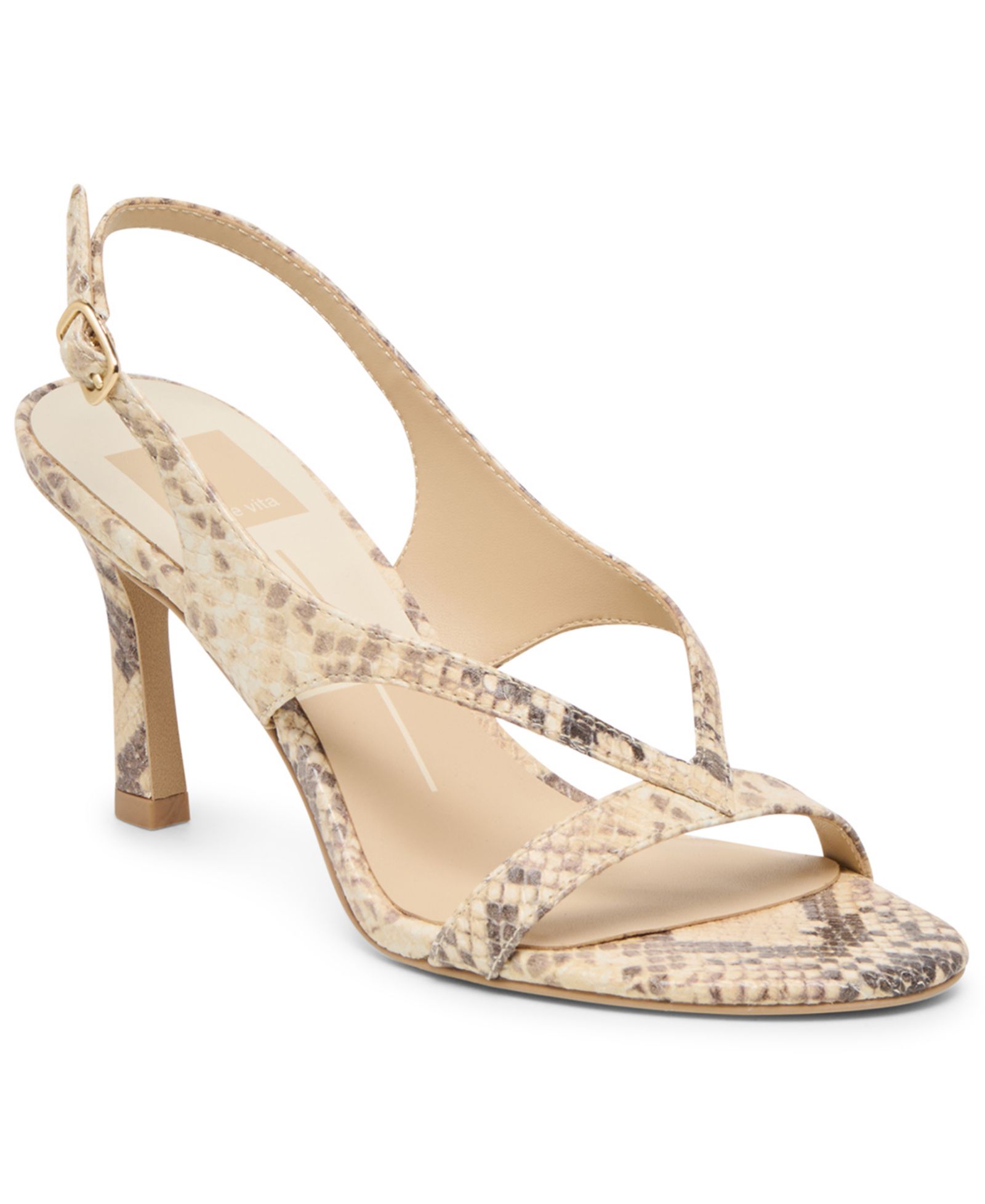 Dolce Vita Women's Izela Strappy Slingback High Heel Dress Sandals