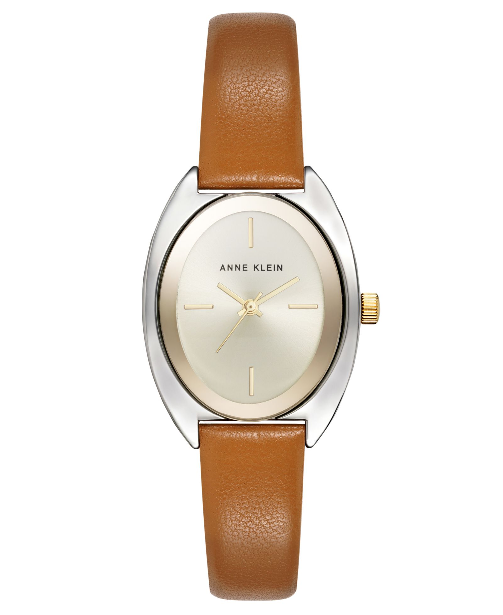 Женские кварцевые часы Anne Klein Premier Brown Leather, 28mm