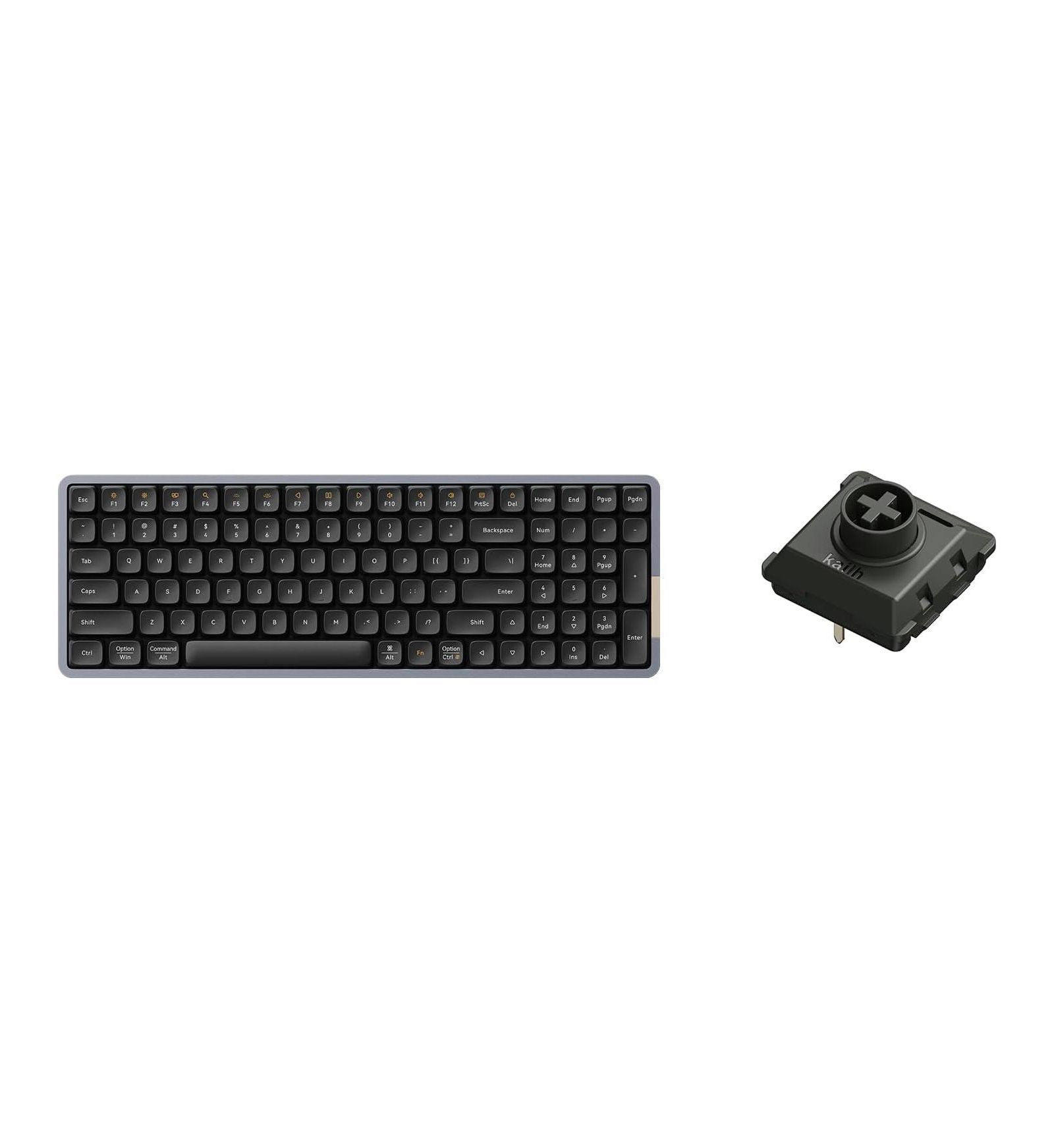 Lofree Flow100 75% Low-Profile Mechanical Rechargeable Wireless Keyboard for Windows/Mac/Android/iOS