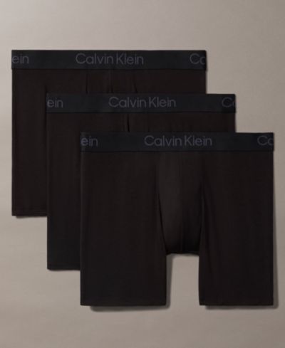 Calvin Klein Мужские Ultra Soft Modal Boxer Briefs, 3-Pack