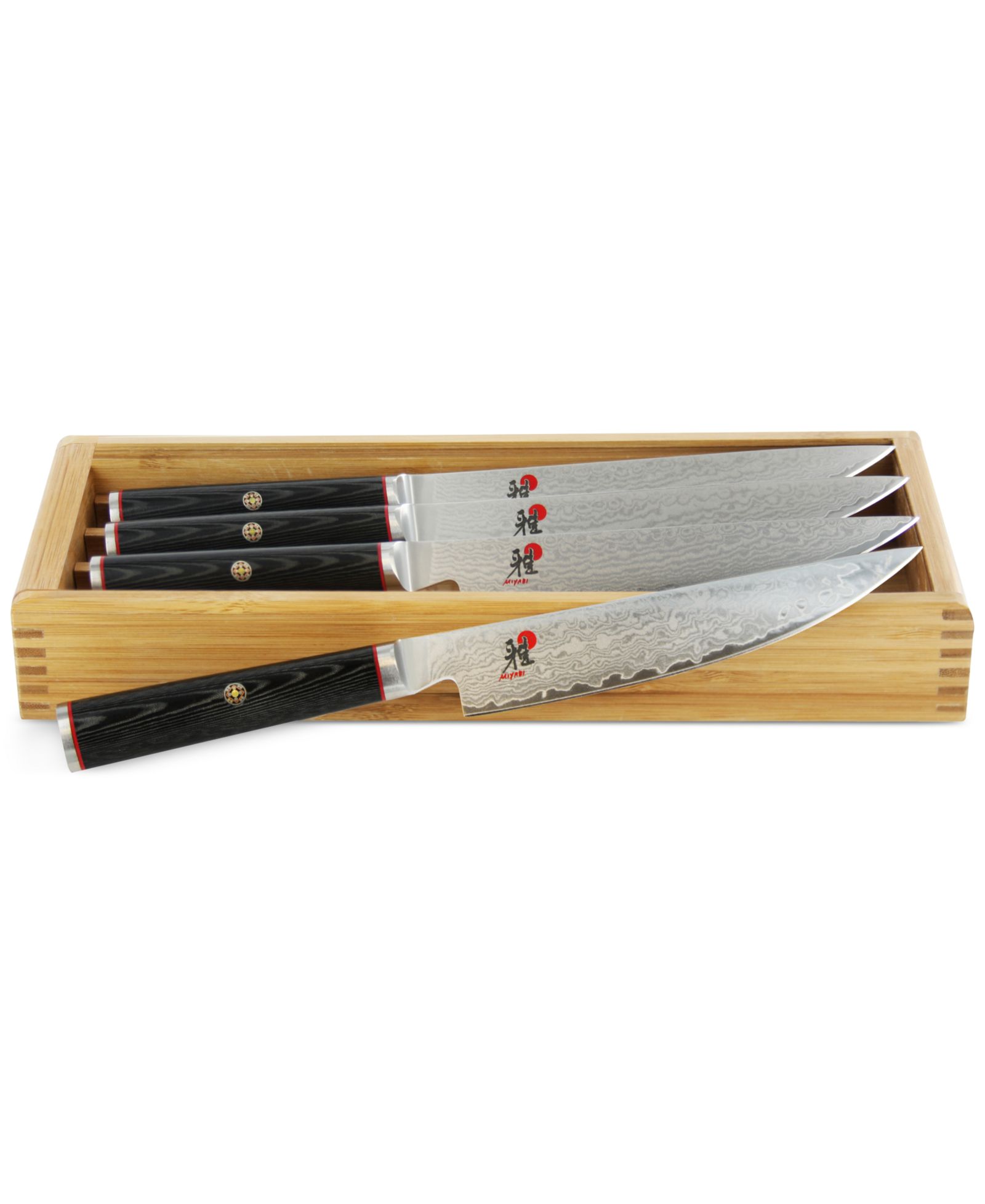 Miyabi Kaizen 4-Pc. Steak Knife Set With Storage Case