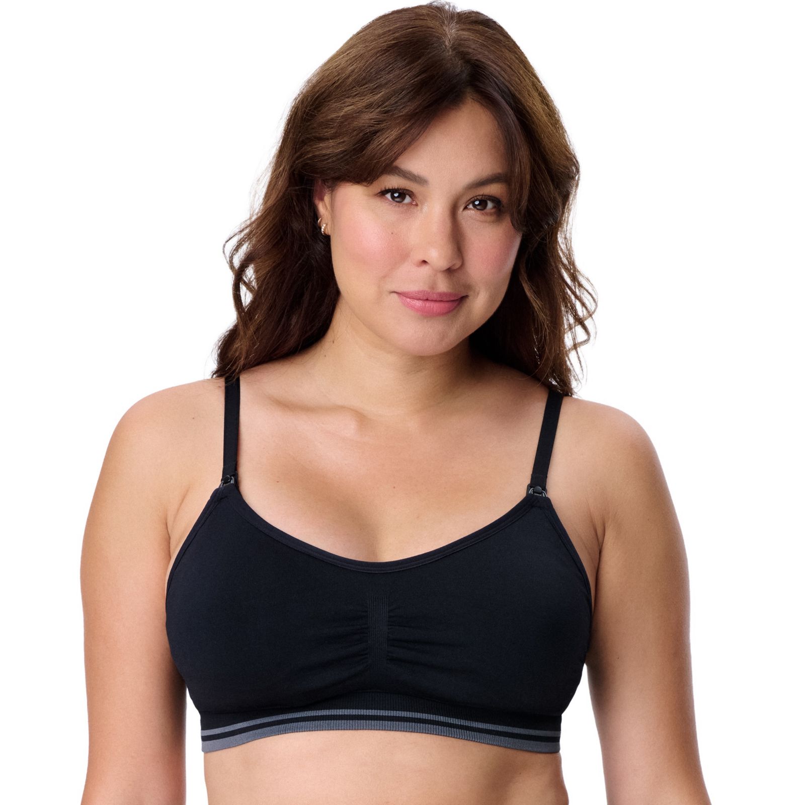 Motherhood Women's Maternity Seamless Nursing and Hands-Free Pumping Bra