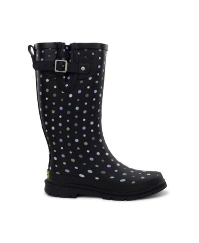 Женские высокие резиновые сапоги Western Chief Ditsy Dot