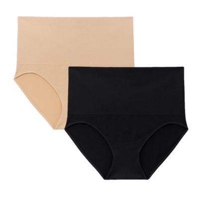 Motherhood Maternity Бесшовные послеродовые трусы с поддержкой живота, 2-Pack