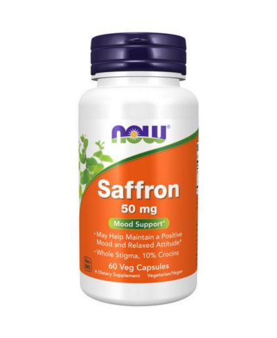 Пищевая добавка Now Foods Saffron 50 Mg 60 Veg Caps