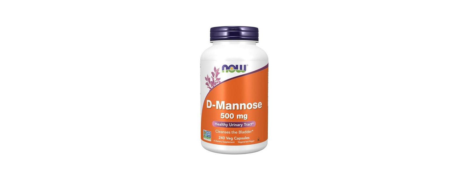 NOW Foods D-Mannose, 500 mg, 240 Caps