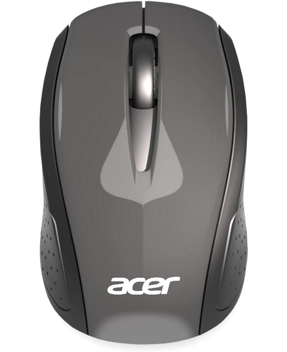 Acer RF Wireless Mouse (Gray/Black) | Works with Chromebook | USB Plug and Play for Right/Left Handed Users