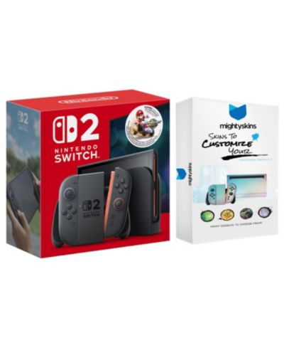 Nintendo Switch 2 Mario Kart World Bundle with MightySkins Code