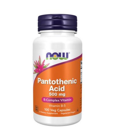 Now Foods Пантотеновая кислота, 500 mg, 100 капсул