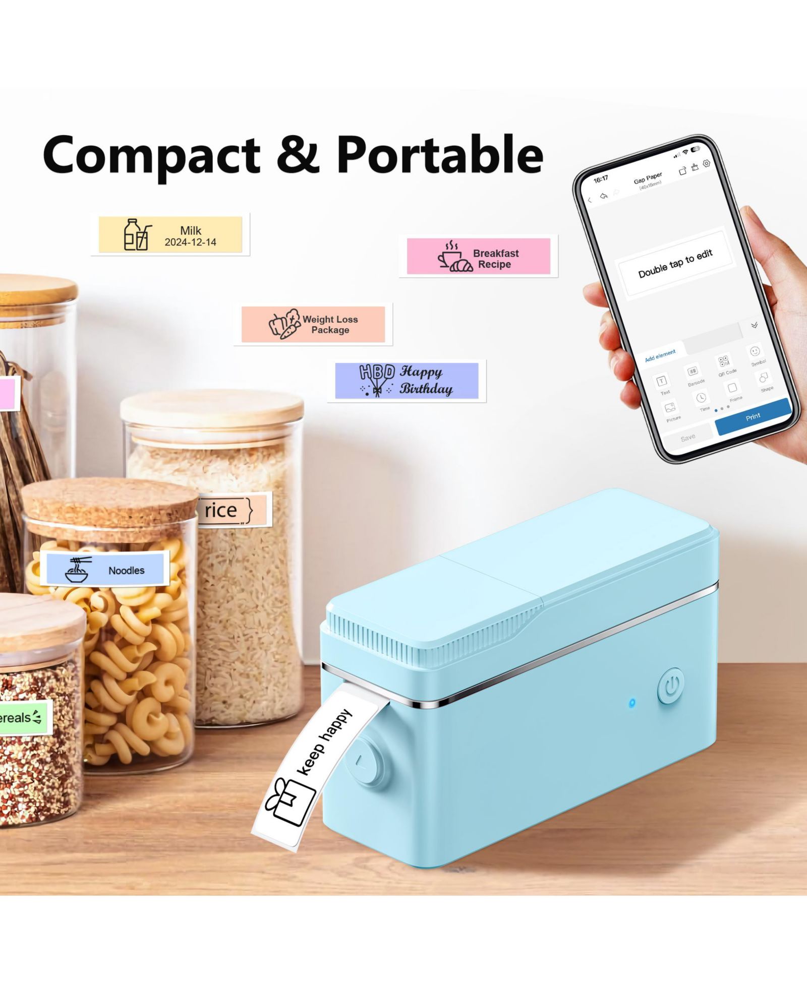 Swifint P31S Bluetooth Portable Thermal Label Printer