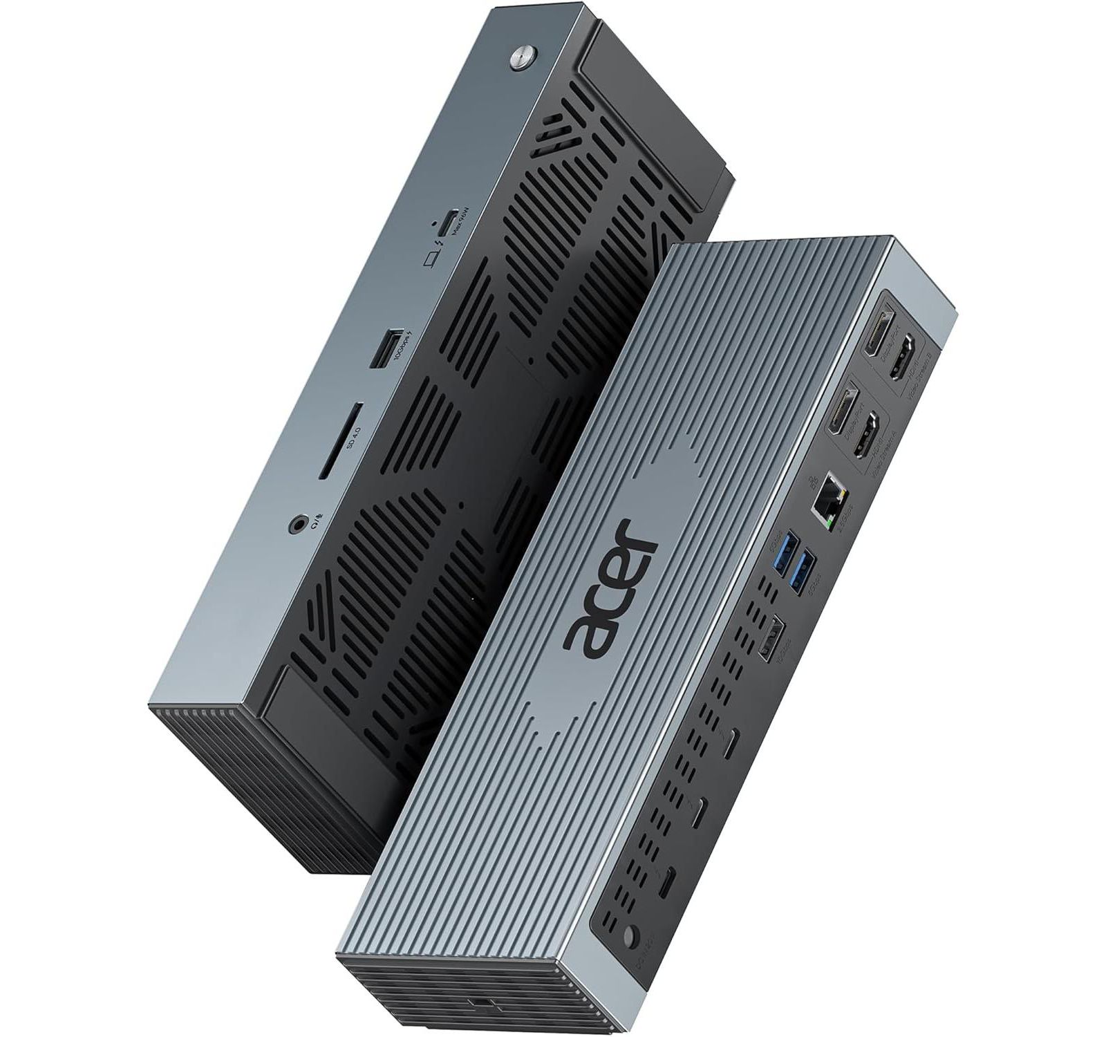Acer T701 Thunderbolt 4 16-in-1 USB-C Docking Station Compatible with Windows, MacBook, and Acer Laptops
