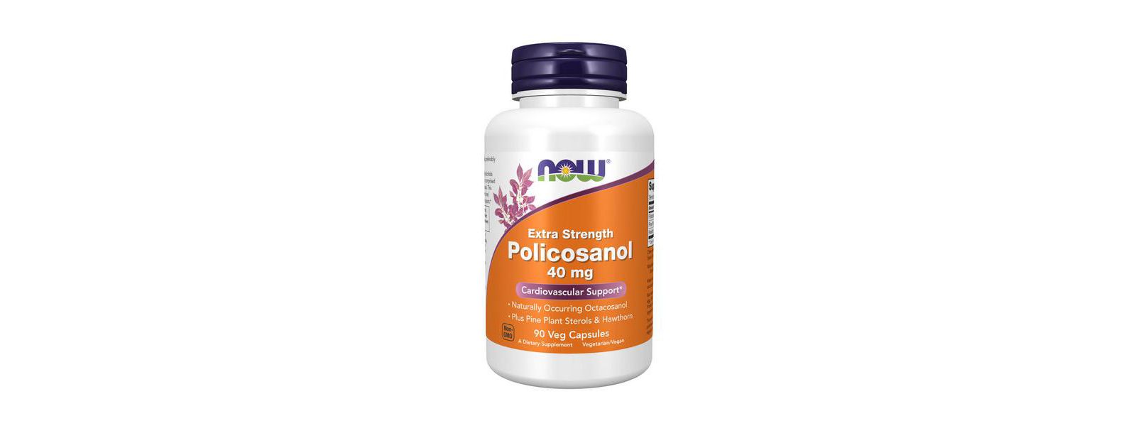 NOW Foods Policosanol Extra Strength, 90 Veg Caps