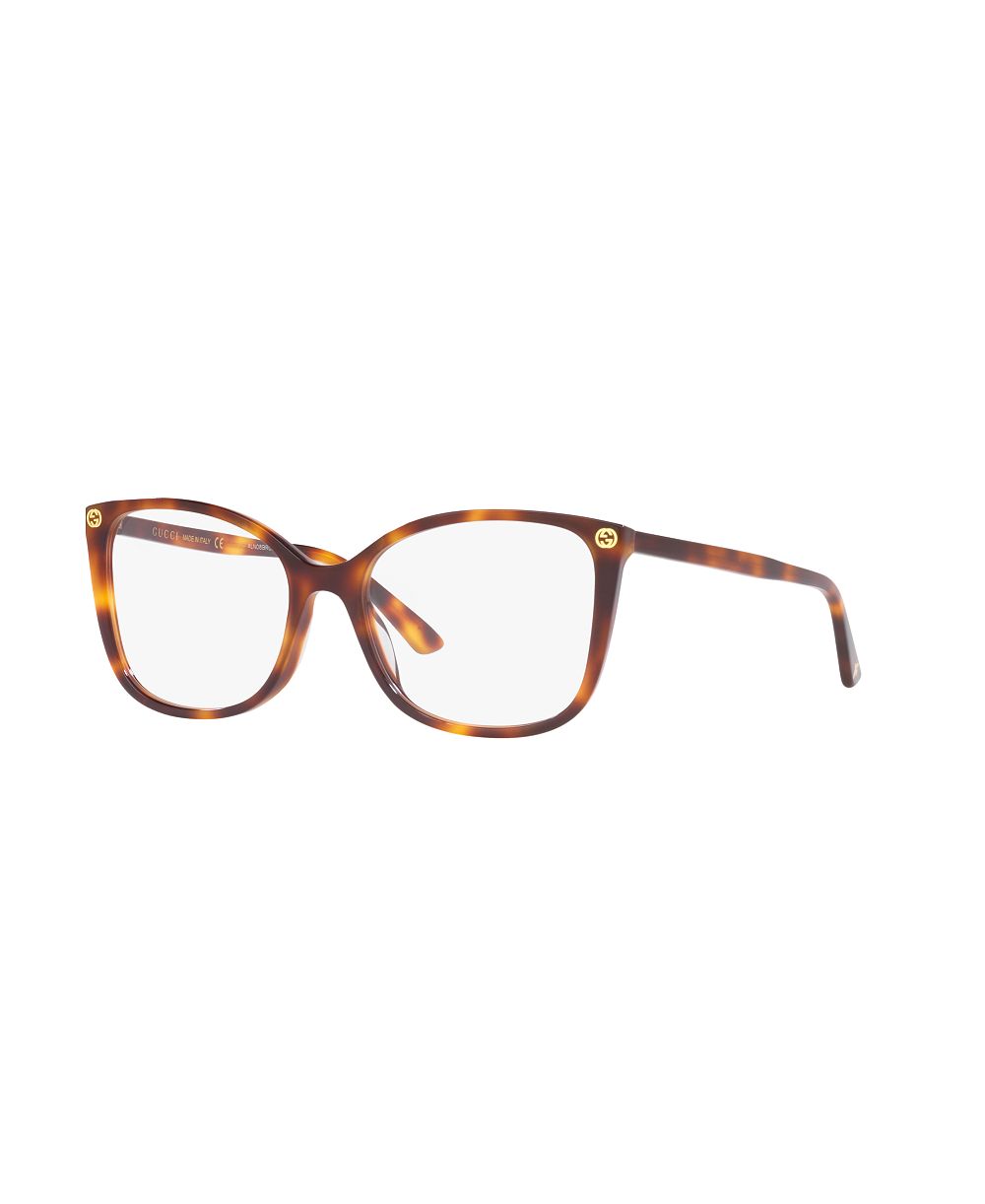 Gucci Woman Round Plastic GG0026O Eyeglasses