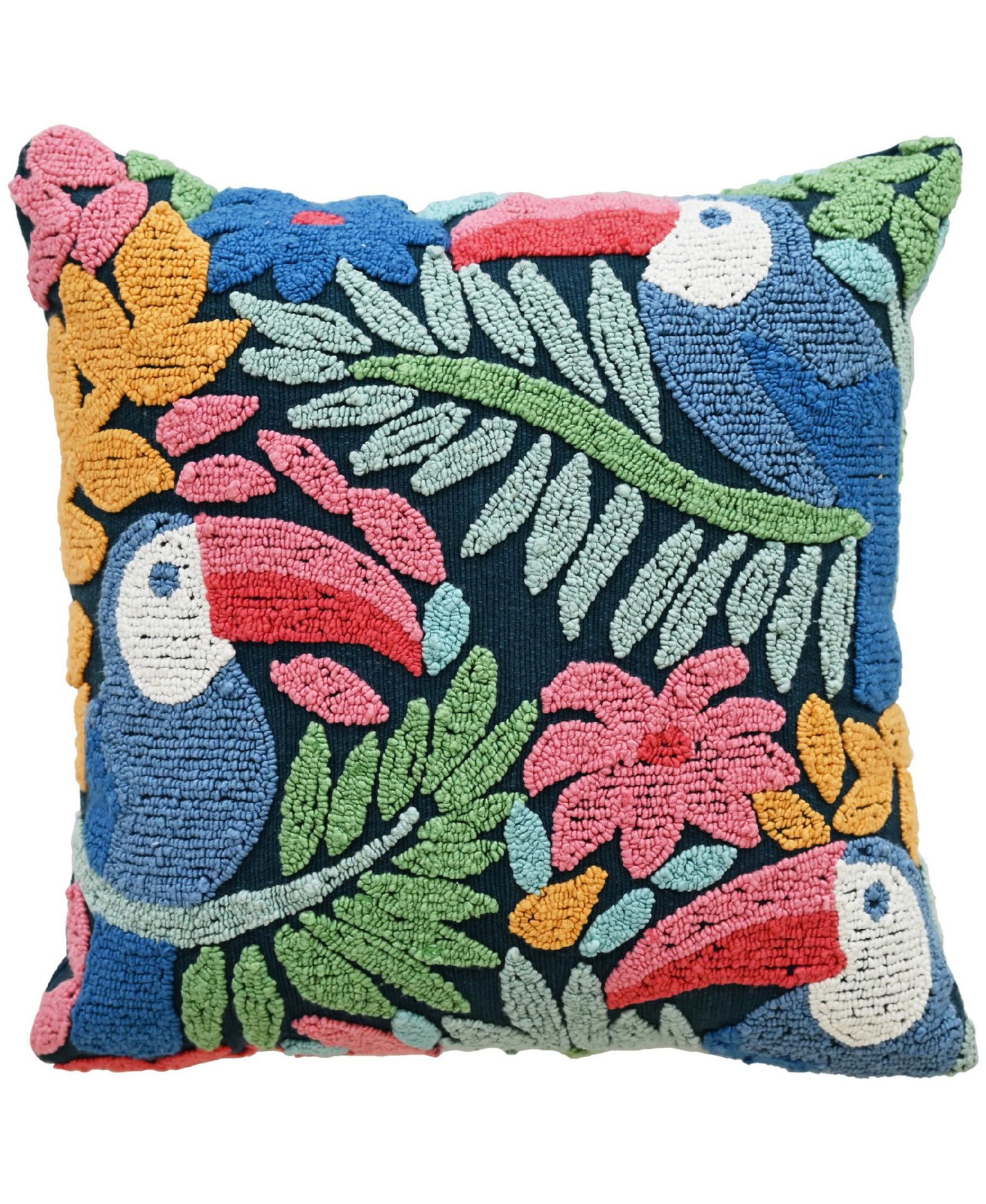 Vibhsa Novelty Hooked Decorative Pillow, 20" x 20"