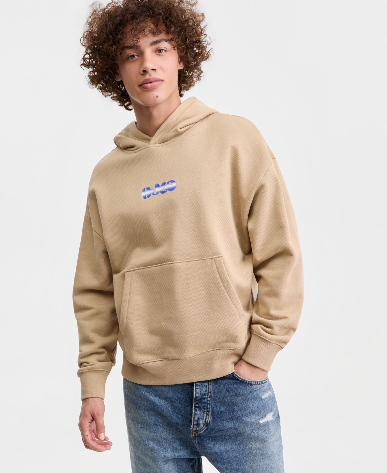 HUGO by Hugo Boss Men's Nifty French Terry Hoodie