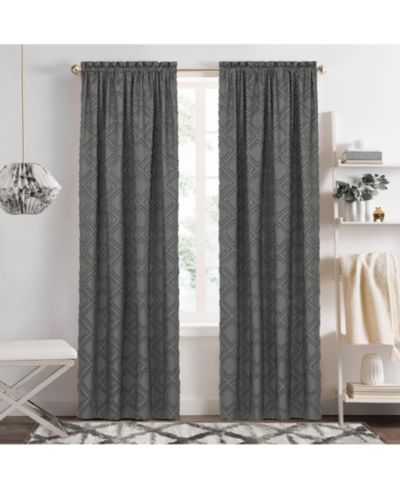 Однослойная оконная штора Kate Aurora Contemporary Geometric Shabby Diamond
