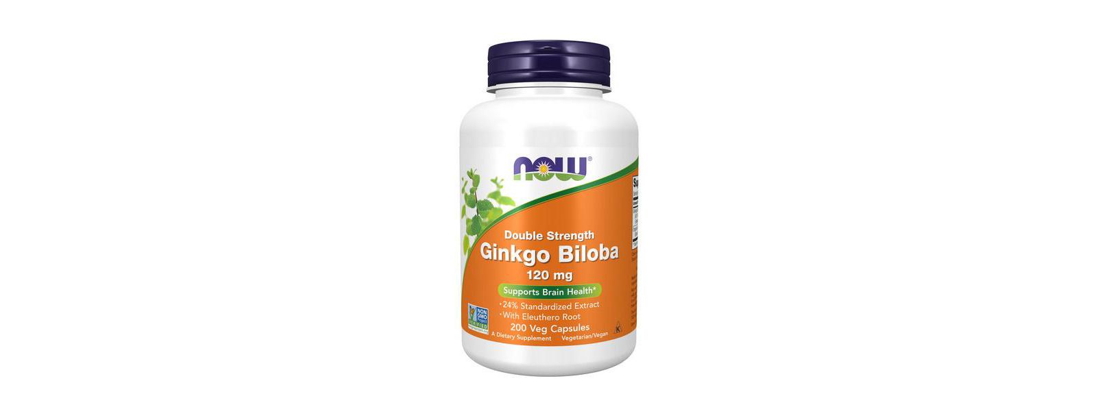 Now Foods Ginkgo Biloba, 120 mg, 200 Vcaps