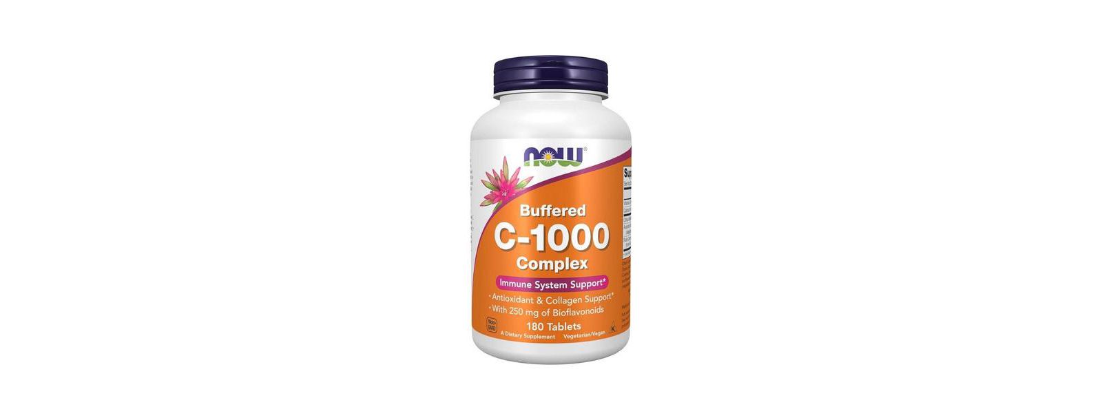 Now Foods витаминный комплекс Vitamin C-1000, 180 таблеток