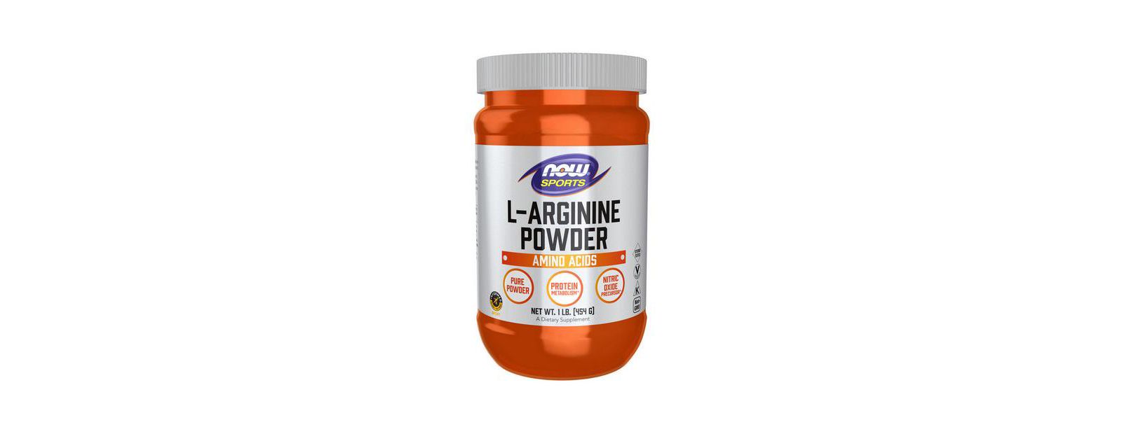 Порошок L-Arginine Now Foods, 1 lb