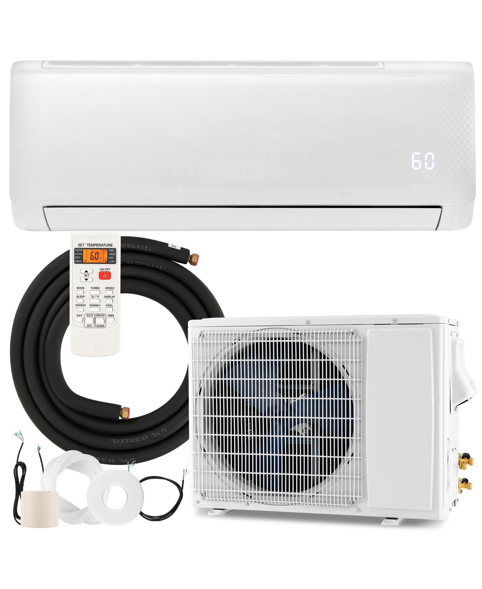Мини-сплит кондиционер Gymax 17000 BTU 21 SEER2 с тепловым насосом Energy Star Certified